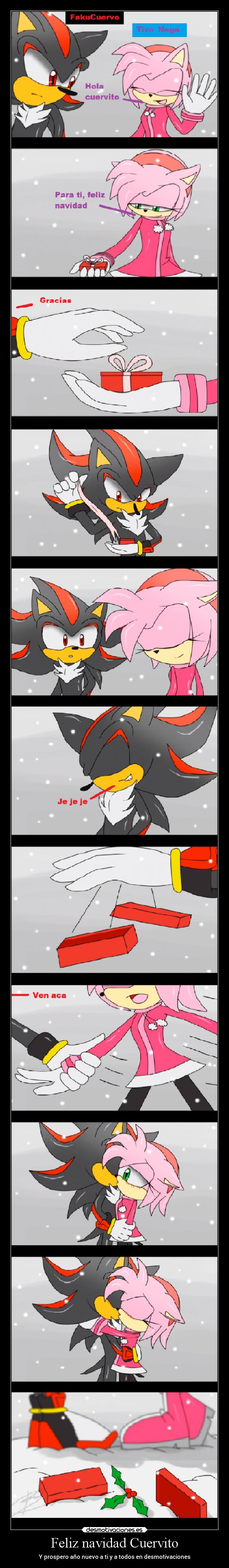 Feliz navidad Cuervito - Y prospero año nuevo a ti y a todos en desmotivaciones