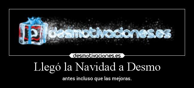 Llegó la Navidad a Desmo -