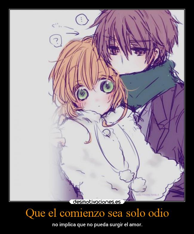 Que el comienzo sea solo odio -
