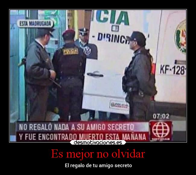 Es mejor no olvidar - 