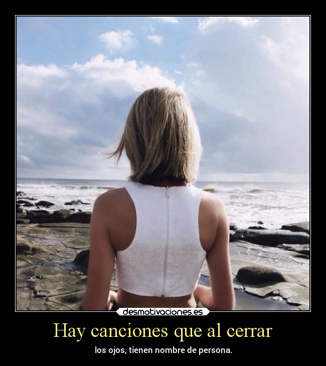 Hay canciones que al cerrar -