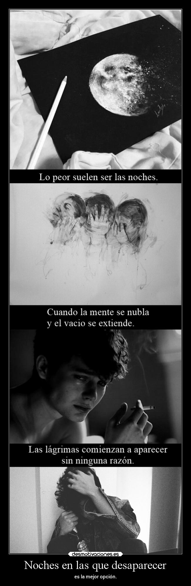 Noches en las que desaparecer -