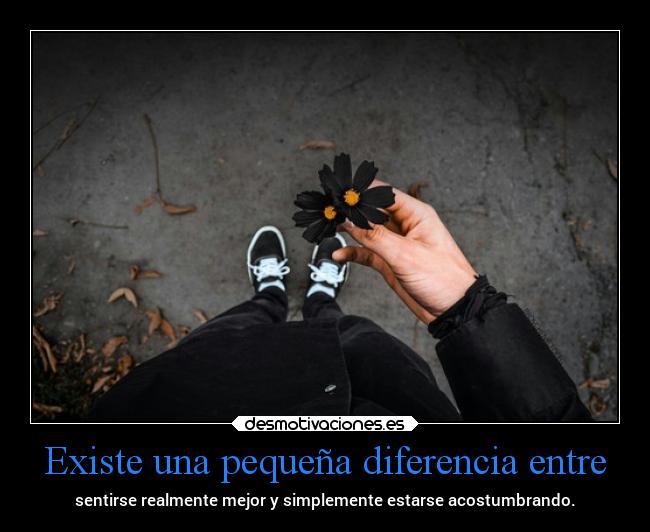 Existe una pequeña diferencia entre -