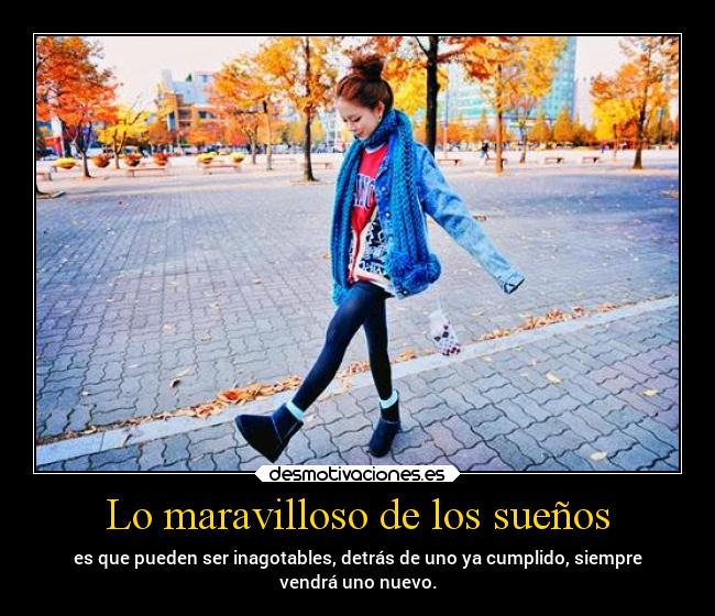 Lo maravilloso de los sueños -