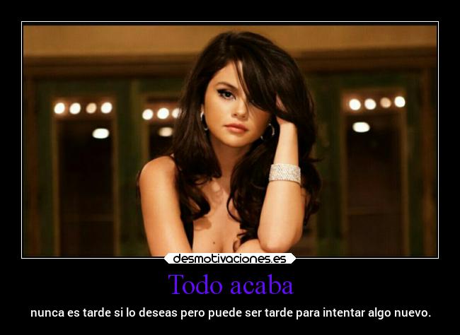 Todo acaba -