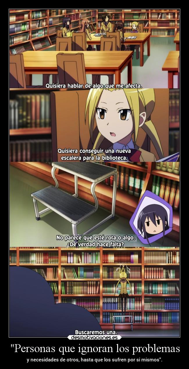 Personas que ignoran los problemas - 