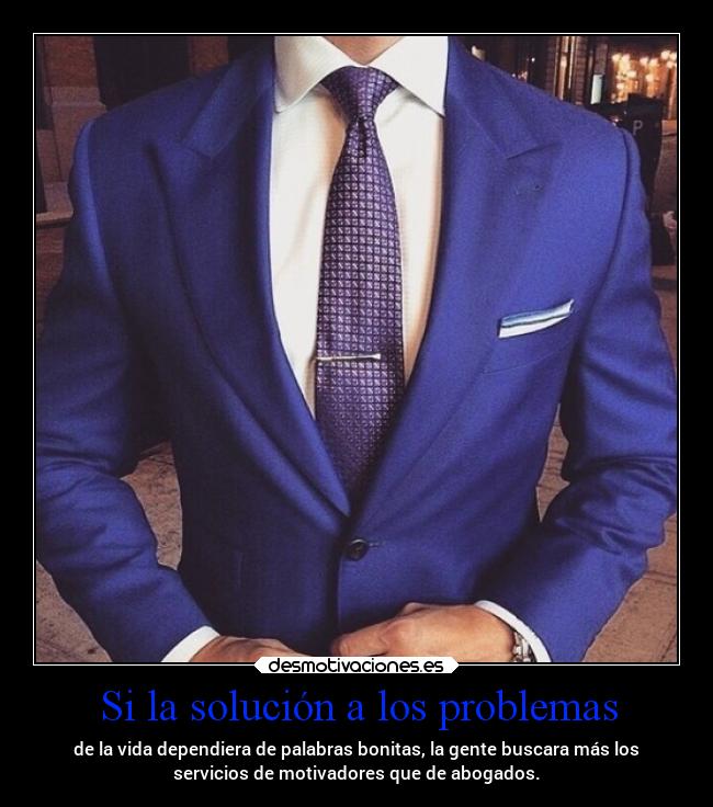 Si la solución a los problemas - 