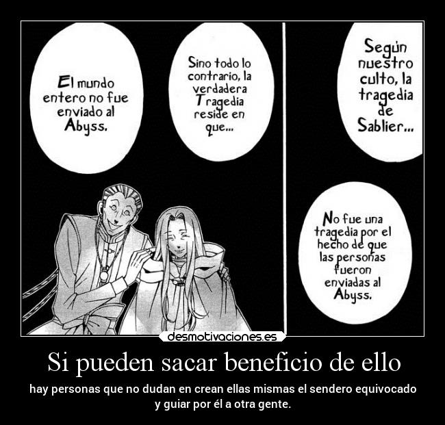 Si pueden sacar beneficio de ello - 