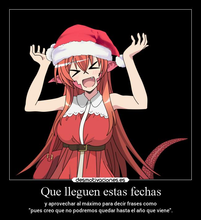 Que lleguen estas fechas - 