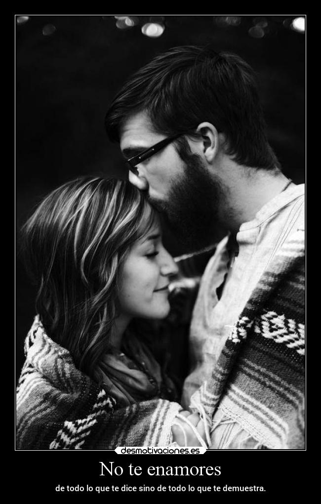 No te enamores -