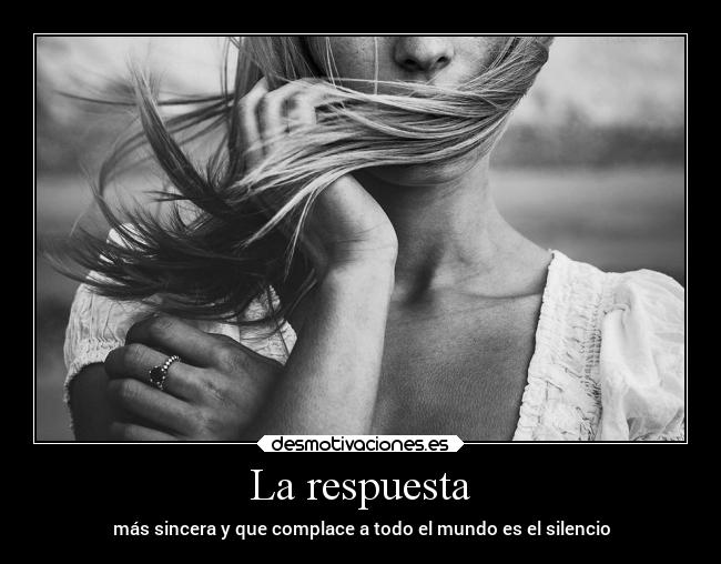 La respuesta -