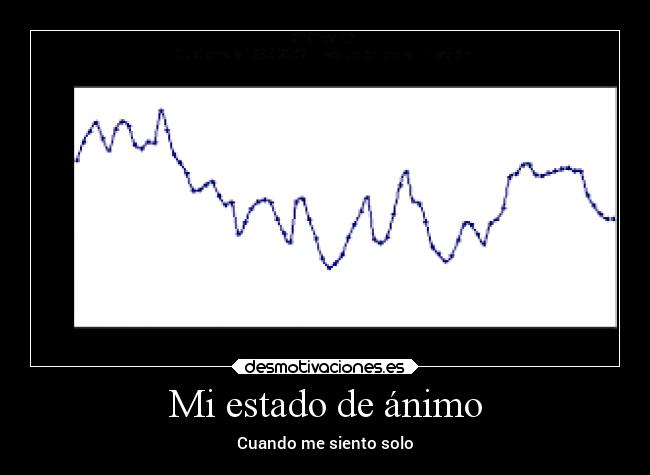 Mi estado de ánimo - Cuando me siento solo