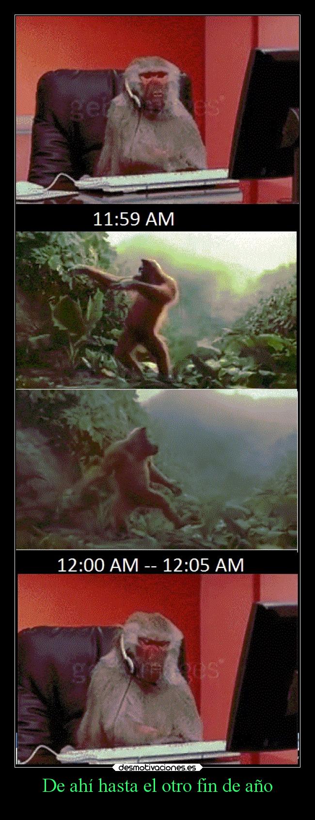 De ahí hasta el otro fin de año -