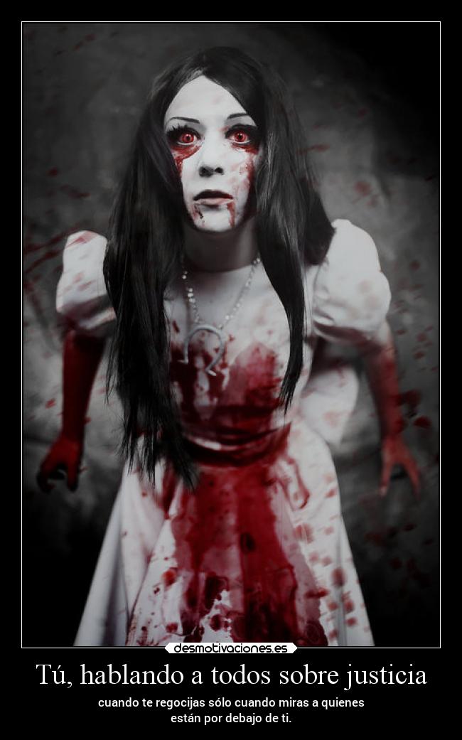 Tú, hablando a todos sobre justicia -