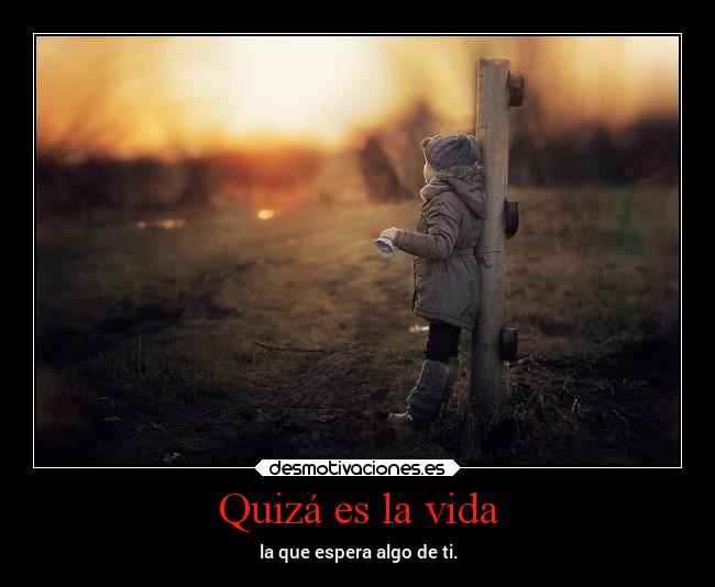 Quizá es la vida -