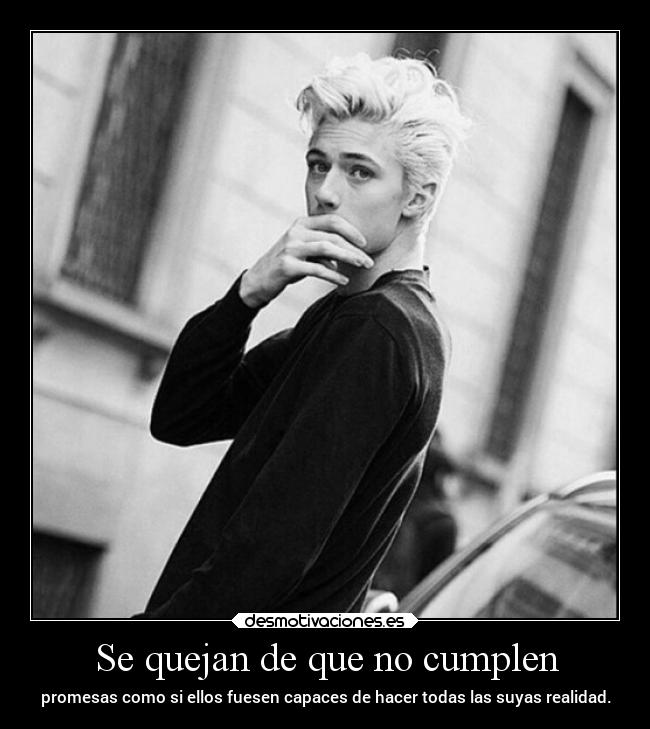 Se quejan de que no cumplen - 