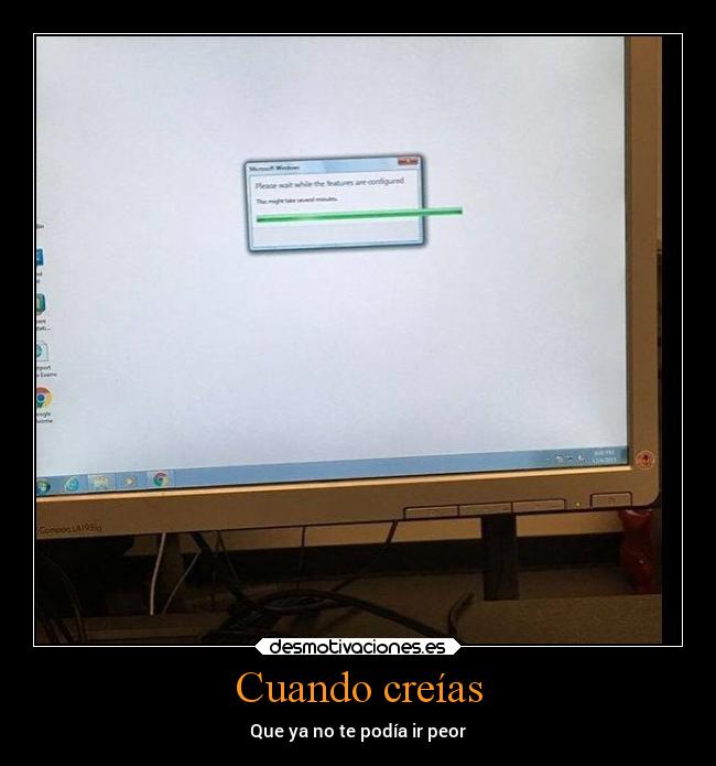 Cuando creías - Que ya no te podía ir peor