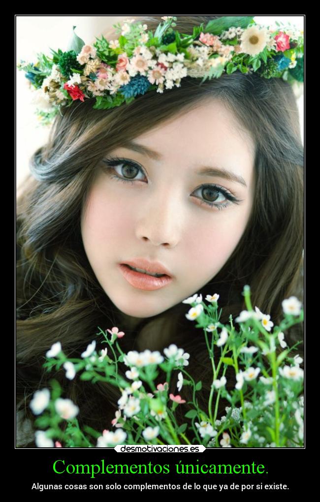 Complementos únicamente. - 