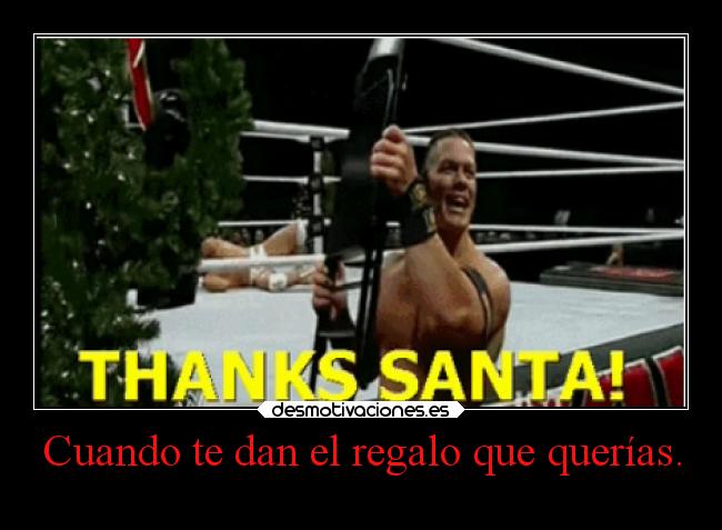 Cuando te dan el regalo que querías. - 
