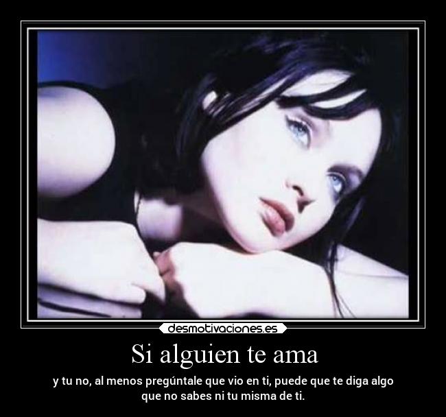 Si alguien te ama -