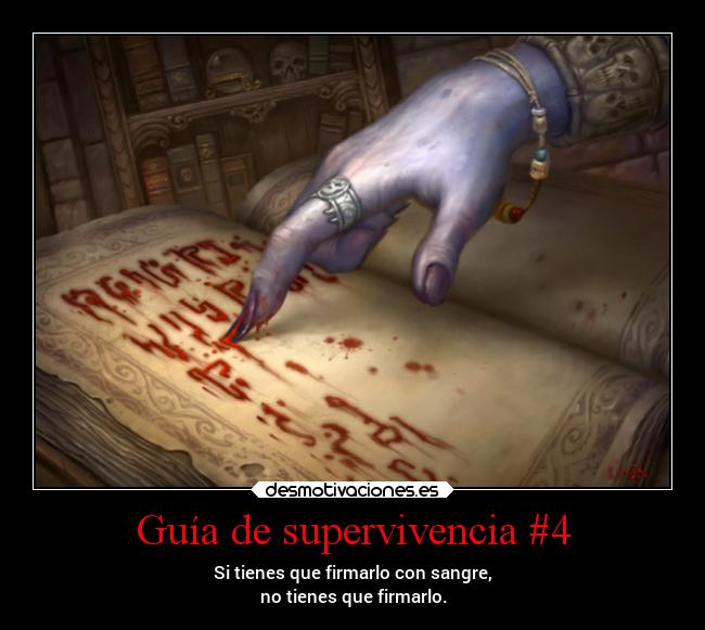 Guía de supervivencia #4 -