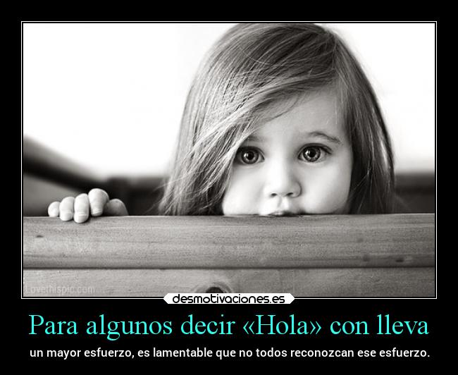 Para algunos decir «Hola» con lleva - 