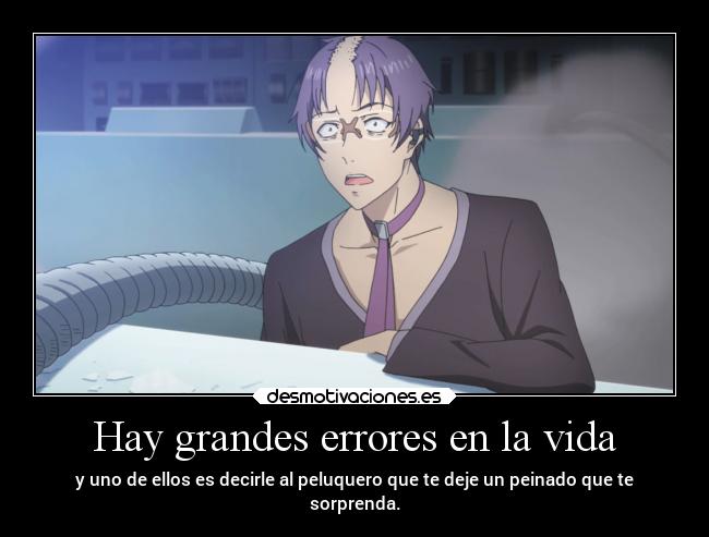 Hay grandes errores en la vida - 