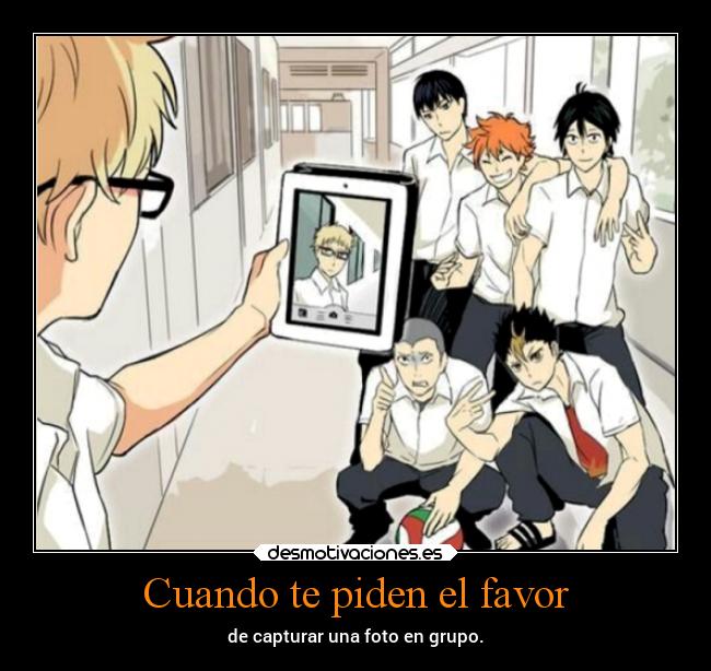 Cuando te piden el favor -