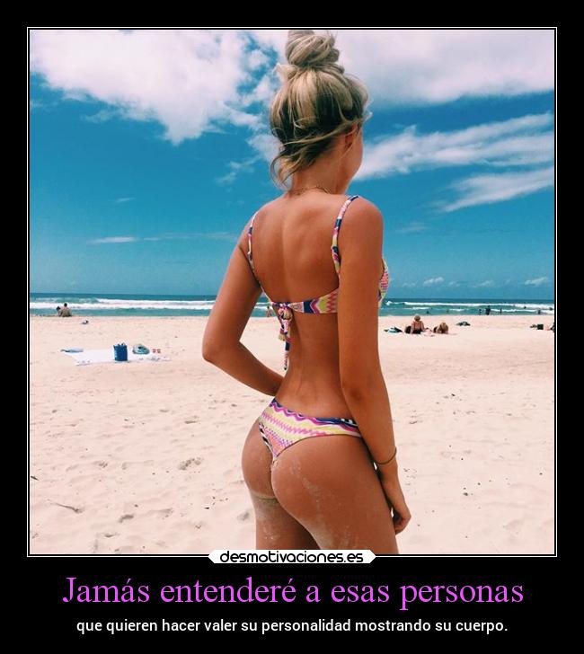 Jamás entenderé a esas personas -