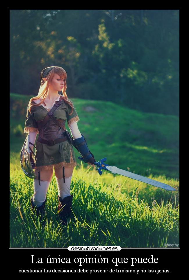 La única opinión que puede -