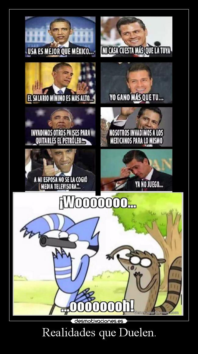 Realidades que Duelen. -