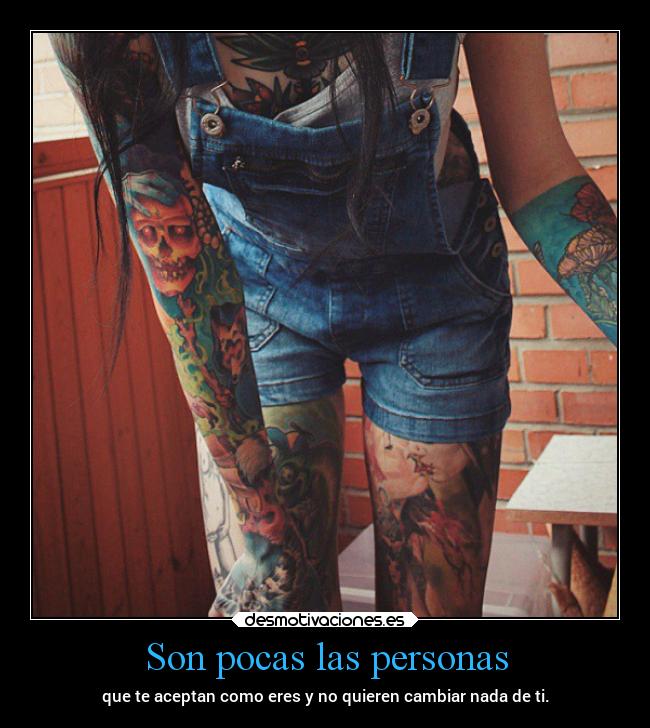 Son pocas las personas -