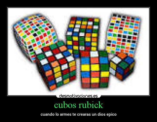 cubos rubick - 