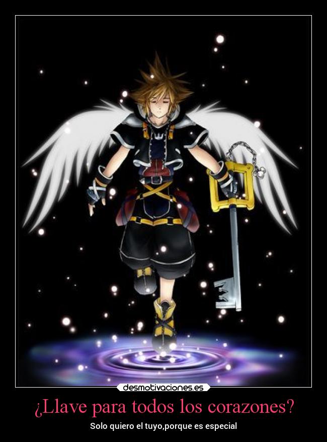 ¿Llave para todos los corazones? - Solo quiero el tuyo,porque es especial