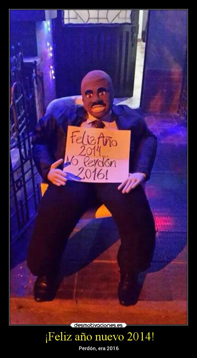 ¡Feliz año nuevo 2014! - Perdón, era 2016