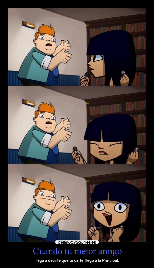 carteles alegria felicidad howard weinerman randy cunningham randycunningham disney disneyxd desmotivaciones