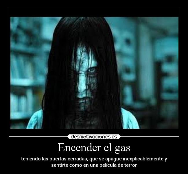 Encender el gas -