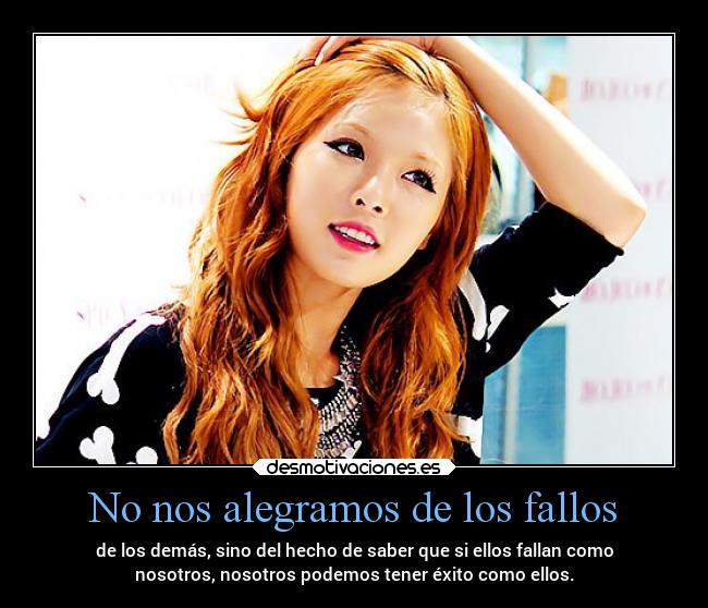 No nos alegramos de los fallos -