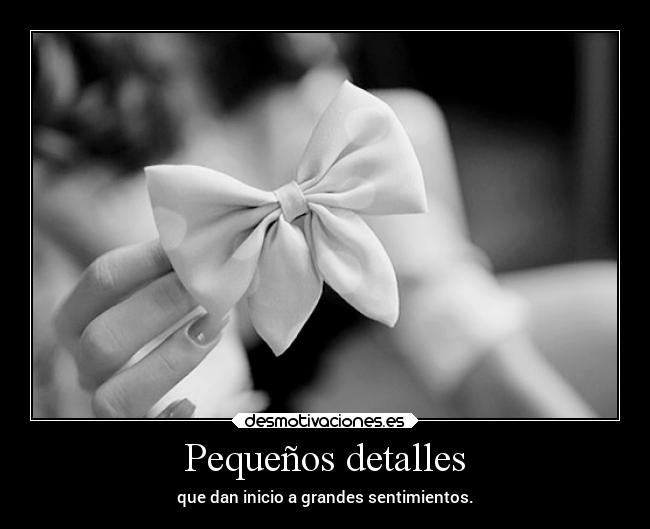Pequeños detalles -