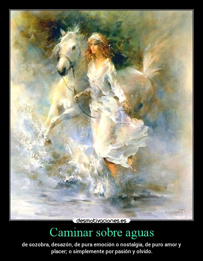 Caminar sobre aguas - 