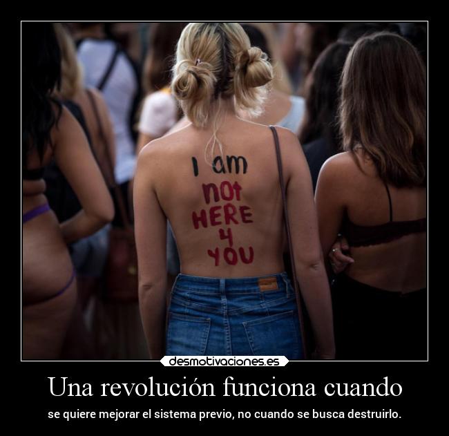 Una revolución funciona cuando - 