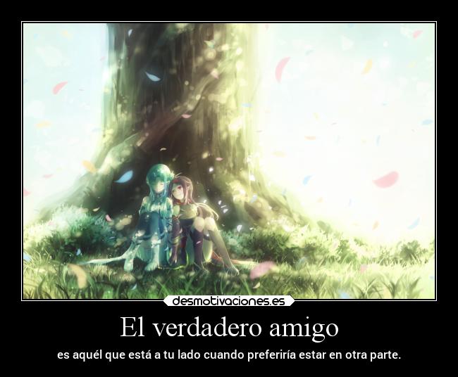 El verdadero amigo -