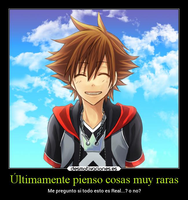 Últimamente pienso cosas muy raras - 