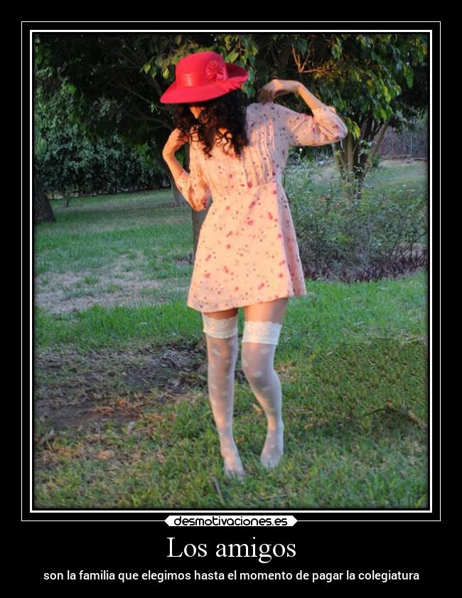 Los amigos - son la familia que elegimos hasta el momento de pagar la colegiatura