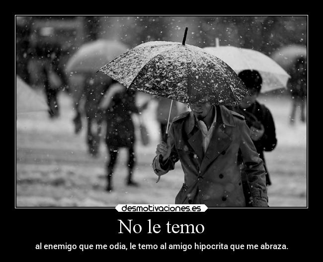 No le temo - 