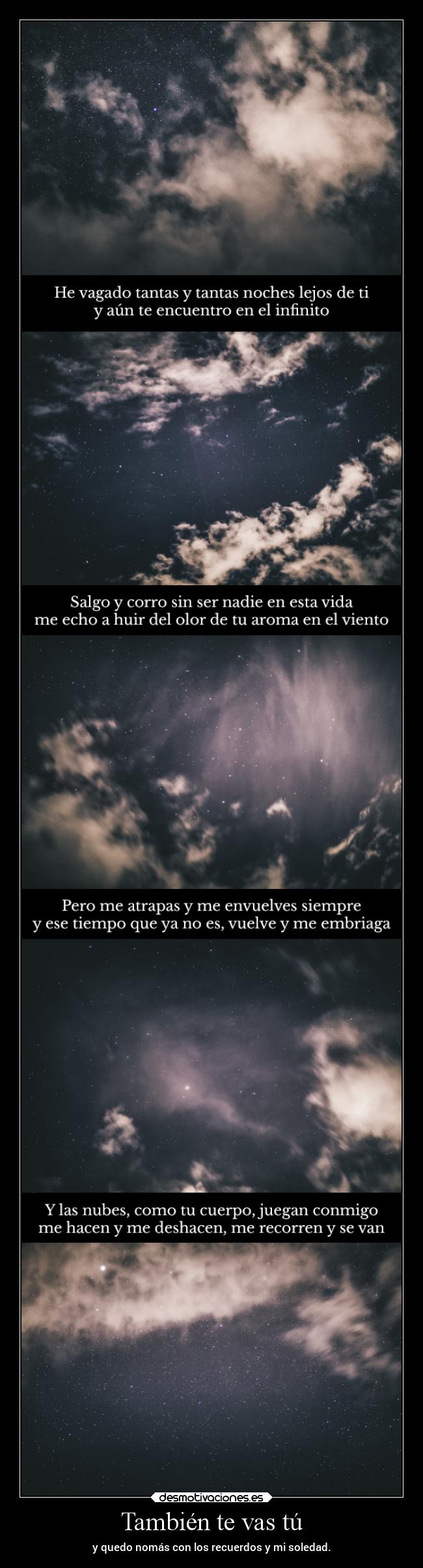 También te vas tú -