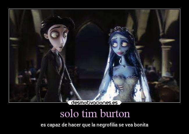 solo tim burton -