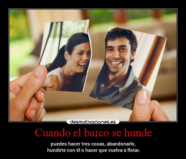 Cuando el barco se hunde - 