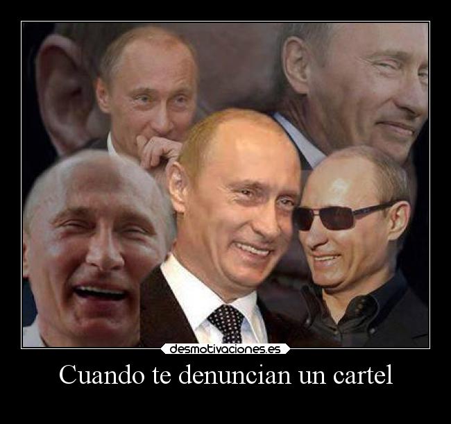 Cuando te denuncian un cartel -