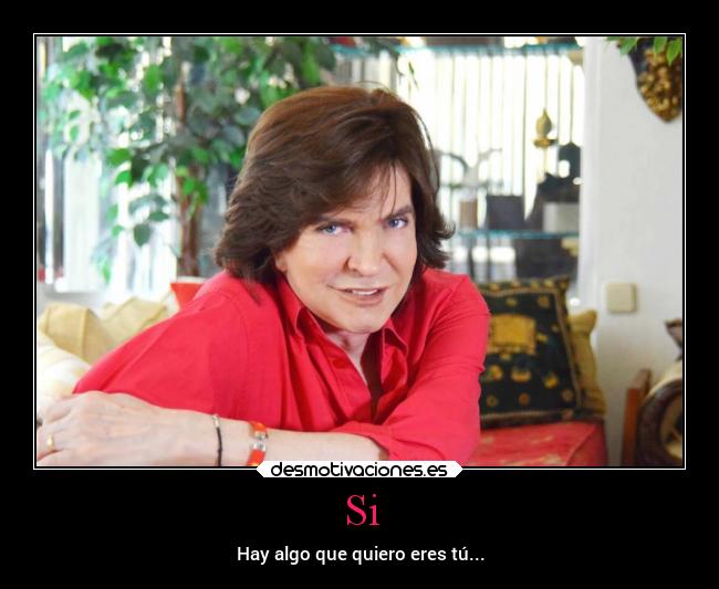 Si - Hay algo que quiero eres tú...